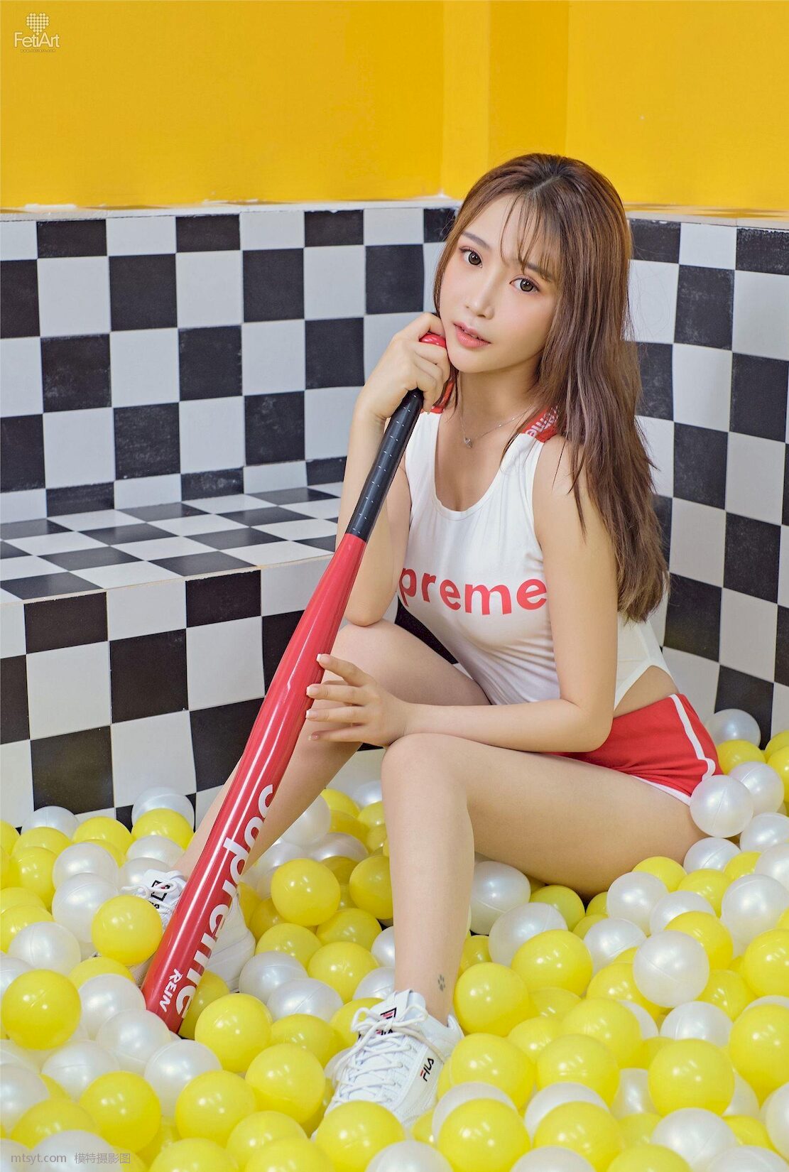 VOL.4 Wanna  [ＯFetiArt˽Ӱ] شŮͼƬ MODEL PlayBaseball Bowie 6ҳ